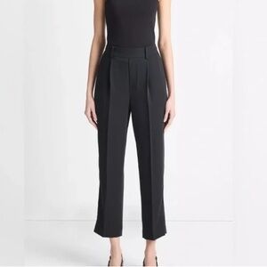 NWOT Vince Tapered Pull-On Pants Black Business Casual Women’s Size XS